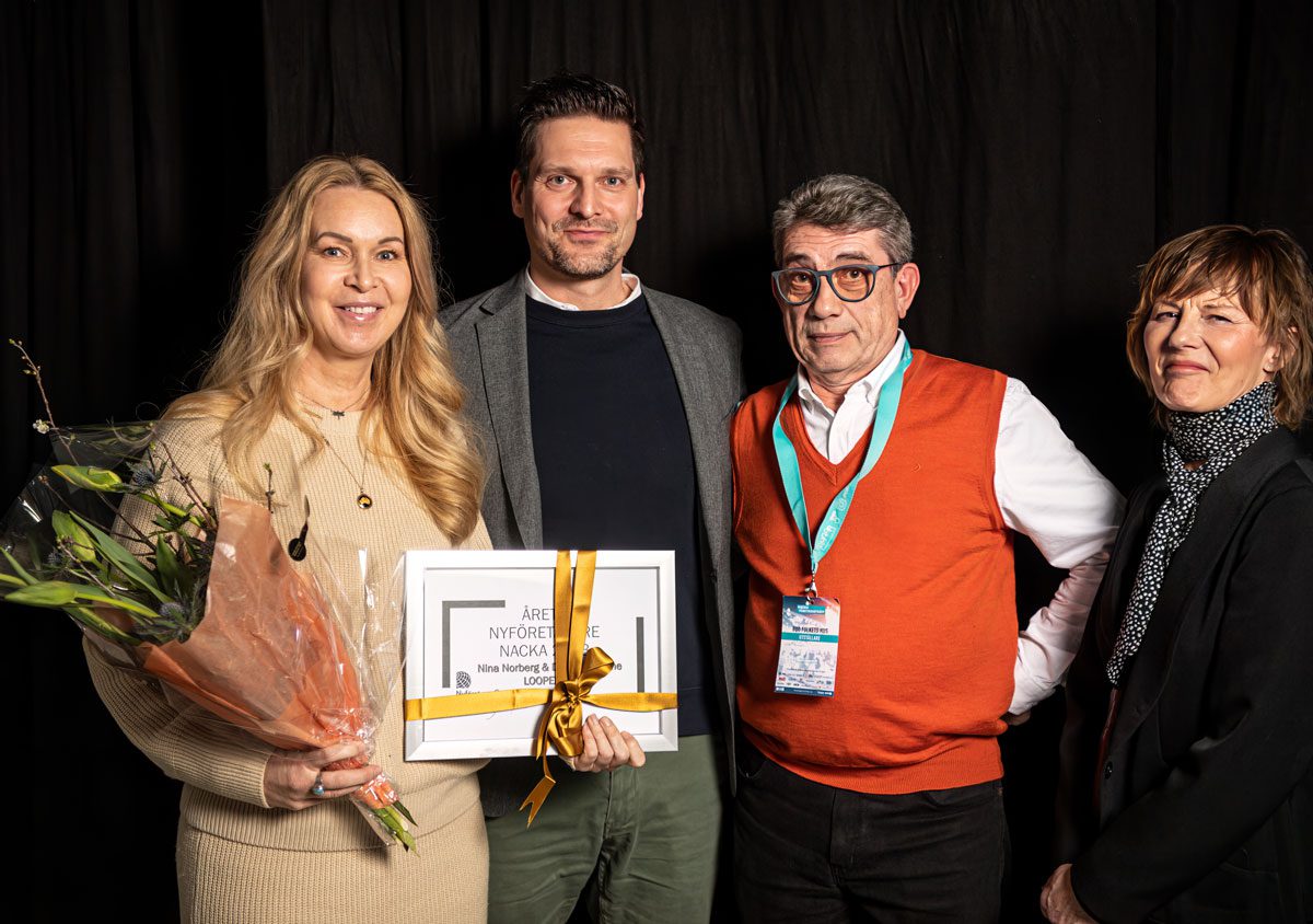Årets Nyföretagare: Nina Norberg och Daniel Straume med företaget Loopeli AB
