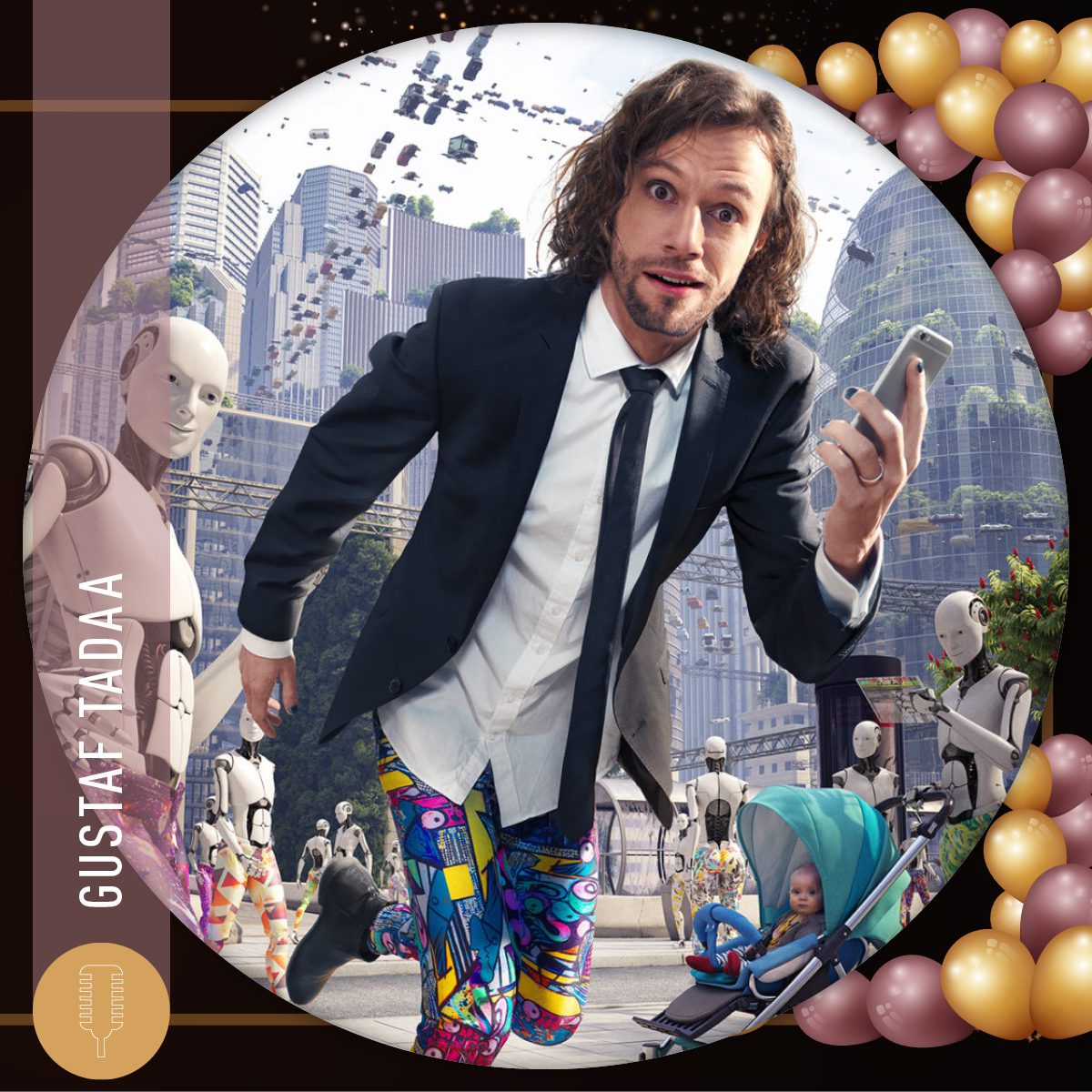 NFT_2024_forelasare_GustafTadaa_Insta Föreläsare på Nacka Företagarträff Gustaf Tadaa