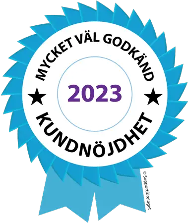 Mycket väl godkänd kundnöjdhet