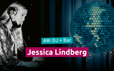 AW, affärsmingel och DJ-musik