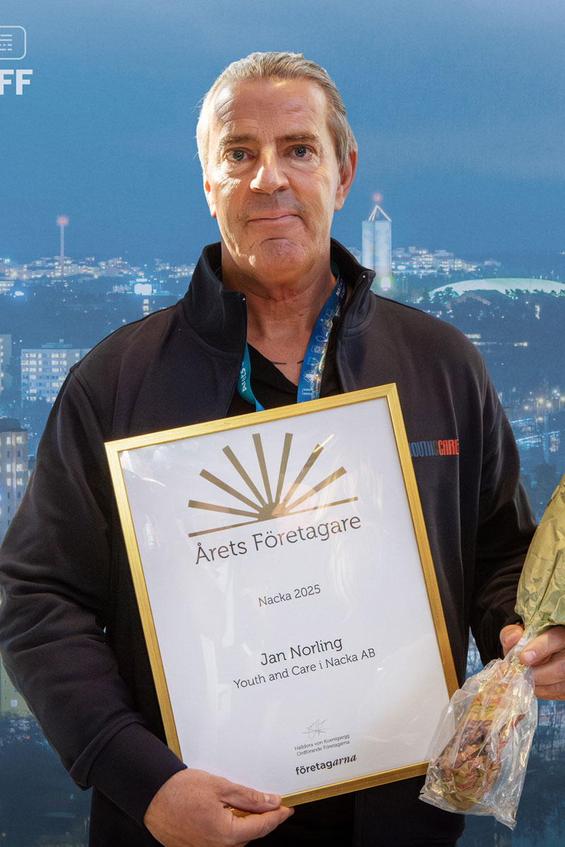 Årets vinnare Nacka Företagarträff 2026 - Årets Företagare 2026