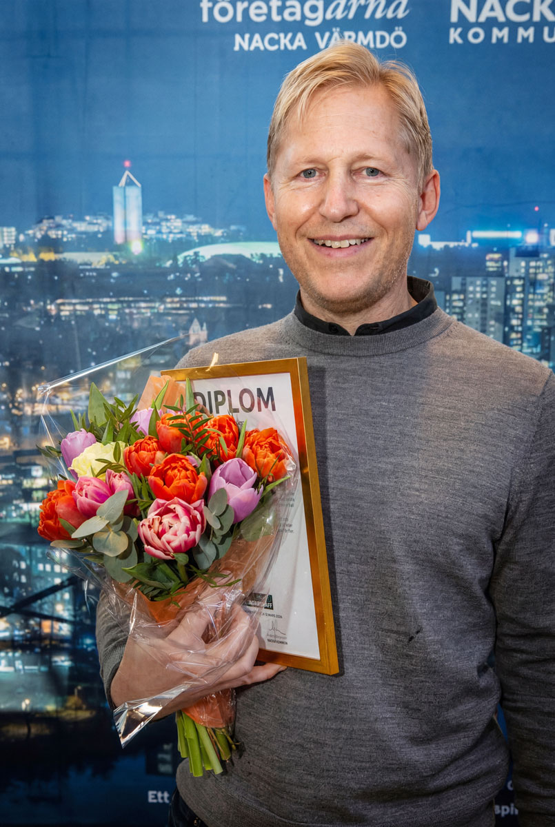 Årets vinnare Nacka Företagarträff 2026 - Årets Cirkulativ Tiptapp